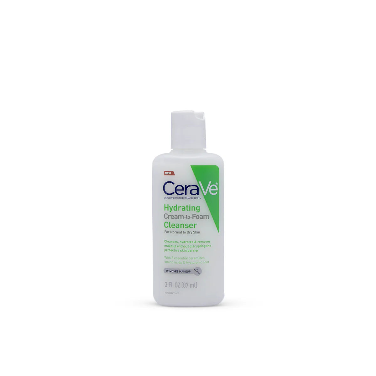 Cerave Hydrating Cream To Foam Cleanser For Normal To Dry Skin 87Ml