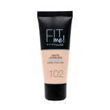 Maybelline Fit Me Matte + Poreless Foundation 102 Fair Porcelain 30Ml