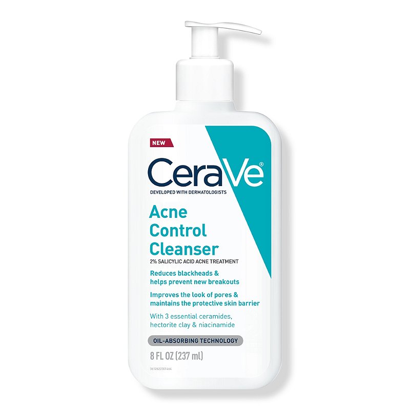 Cerave Acne Control Cleanser 2% Salicylic Acid Acne Treatment 237Ml