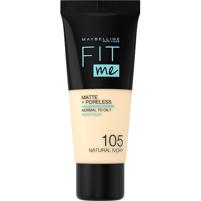 Maybelline Fit Me Matte + Poreless Foundation 105 Fair Ivory 30Ml