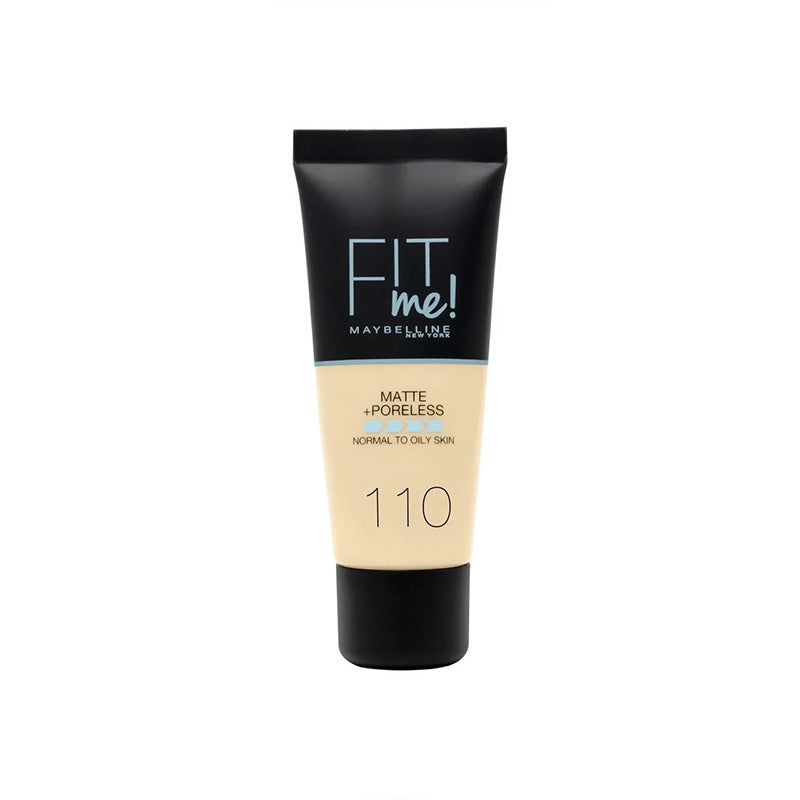 Maybelline Fit Me Matte + Poreless Foundation 110 Porcelain 30Ml
