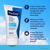 Panoxyl Acne Creamy Wash 4% Benzoyl Peroxide Daily Caontrol 170G
