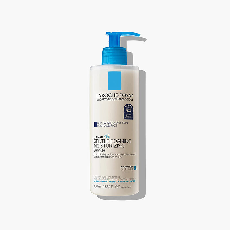 La Roche Posay Gentle Foaming Moisturizing Wash Dry To Extra Dry Skin Body And Face 400Ml