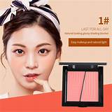 Tiannuo Blush Dual Color Sweet Makeup Look