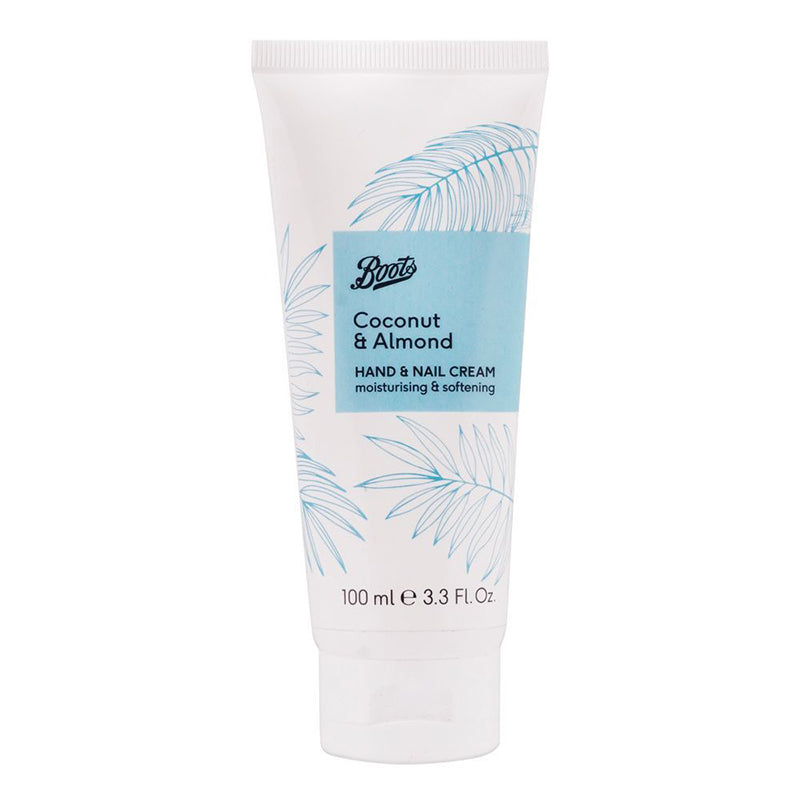 Boots Coconut & Almond Hand And Nail Cream 100Ml