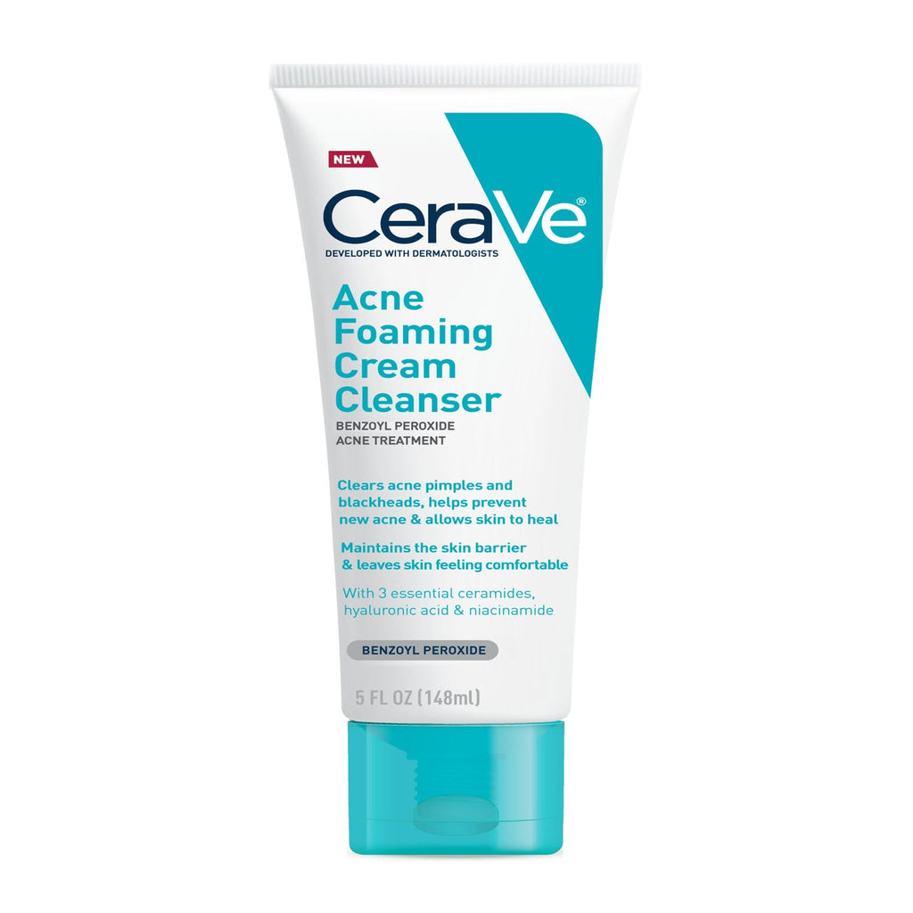 Cerave Acne Foaming Cream Cleanser 4 Benzoyl Peroxide Acne Treatment Brands Ville Online 1222