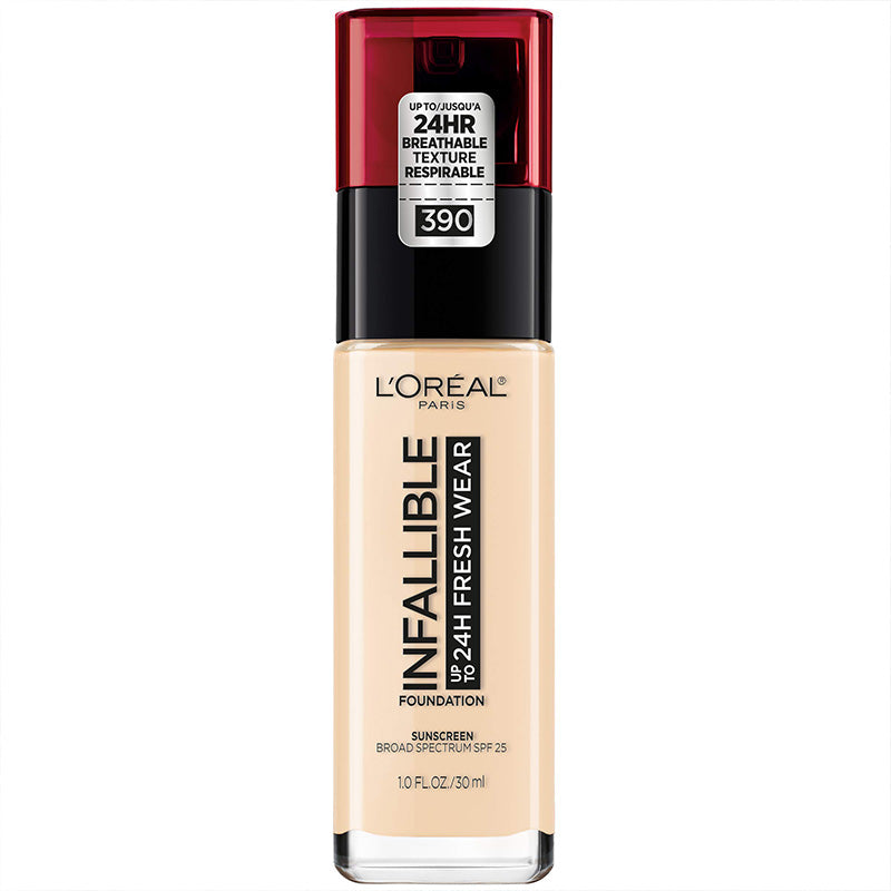 Loreal Infallible Up To 24H Fresh Wear Foundation 390 Snow 30Ml