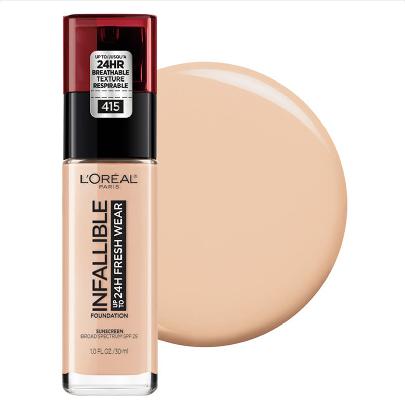 Loreal Infallible Up To 24H Fresh Wear Foundation 415 Rose Ivory 30Ml