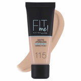 Maybelline Fit Me Matte Poreless Foundation Normal To Oily 115 Ivory 30Ml