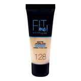 Maybelline Fit Me Matte Poreless Foundation Normal To Oily 128 Warm Nude 30M