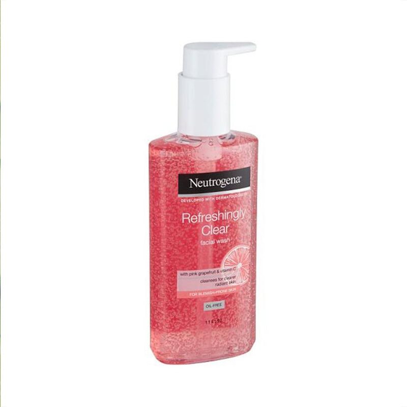 Neutrogena Refreshingly Clear Facial Wash For Blemish Prone Skin Oil Free 200Ml