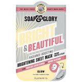 Soap & Glory Bright & Beautiful Radiance Boosting Brightening Sheet Mask Glow 29G