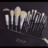 Zogva Branded 18pes Brush Set White & Black