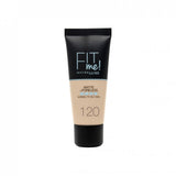 Maybelline Fit Me Matte Poreless Foundation Normal To Oily 120 No Tube 30Ml